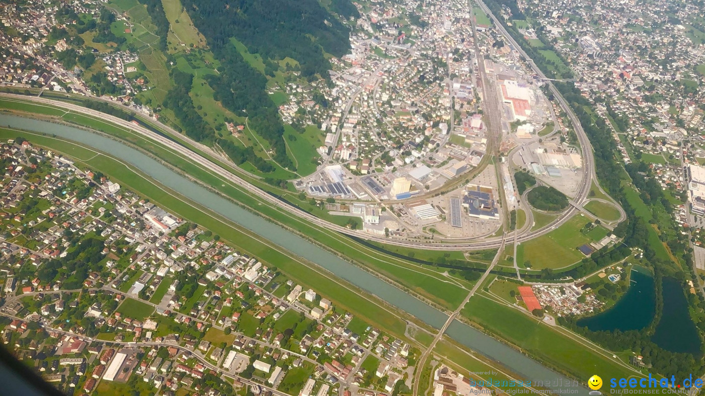 BODENSEE LUFTBILD: Bodensee aus der Luft, 06.08.2019