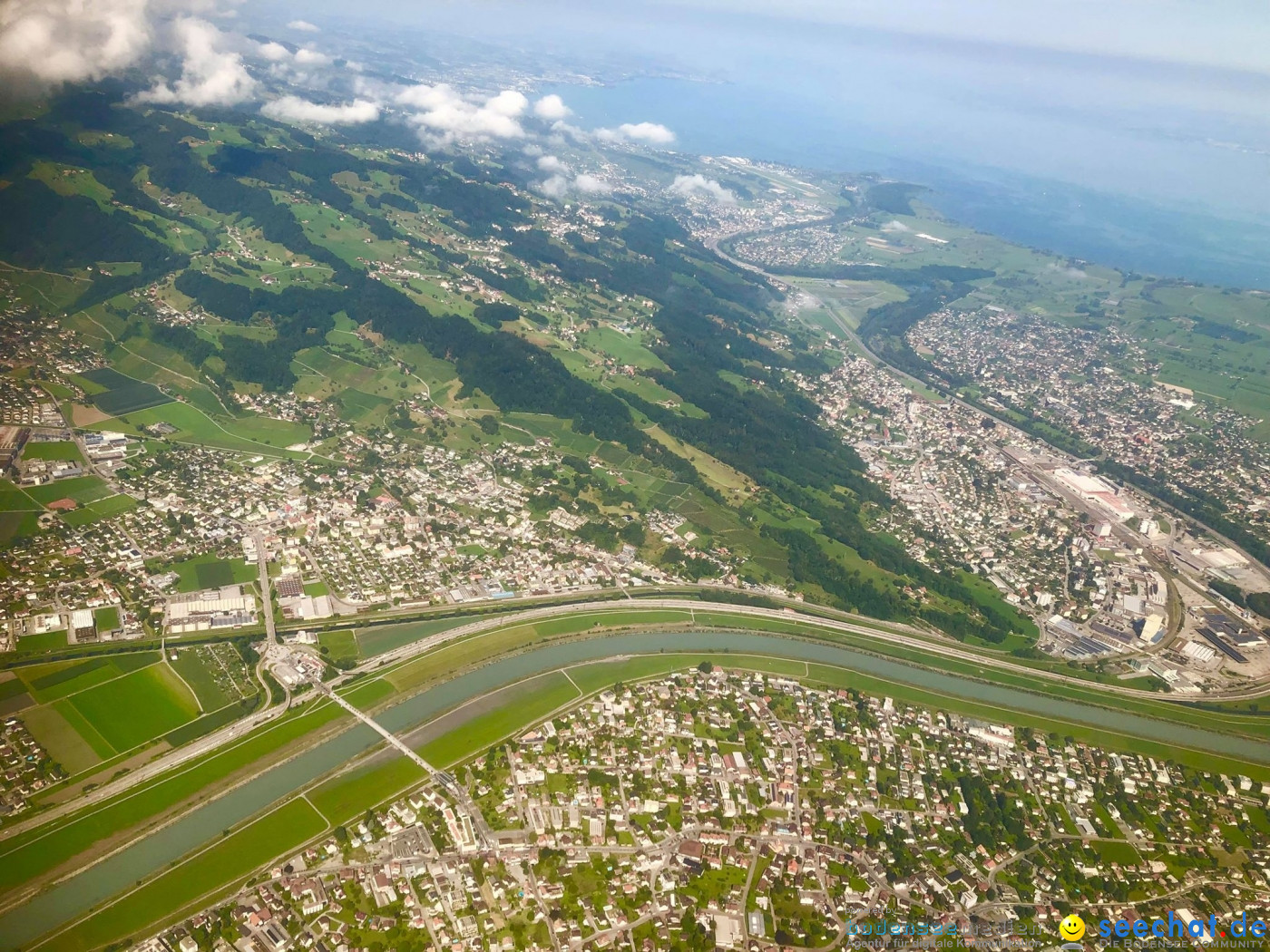 BODENSEE LUFTBILD: Bodensee aus der Luft, 06.08.2019