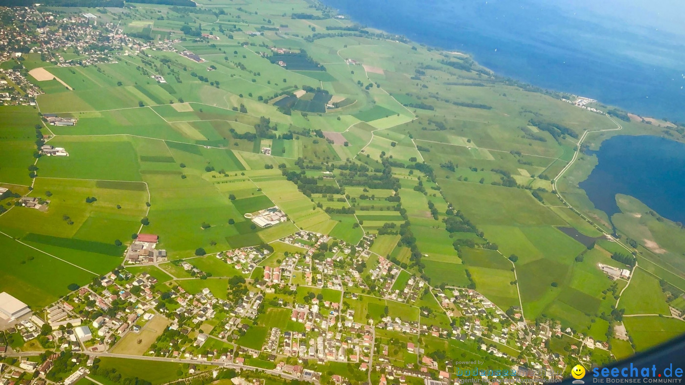 BODENSEE LUFTBILD: Bodensee aus der Luft, 06.08.2019