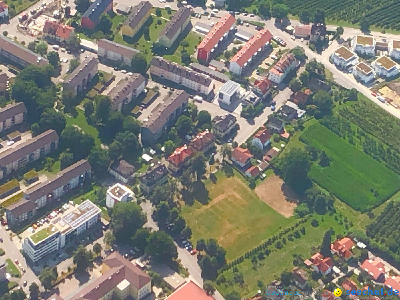 BODENSEE LUFTBILD: Bodensee aus der Luft, 06.08.2019