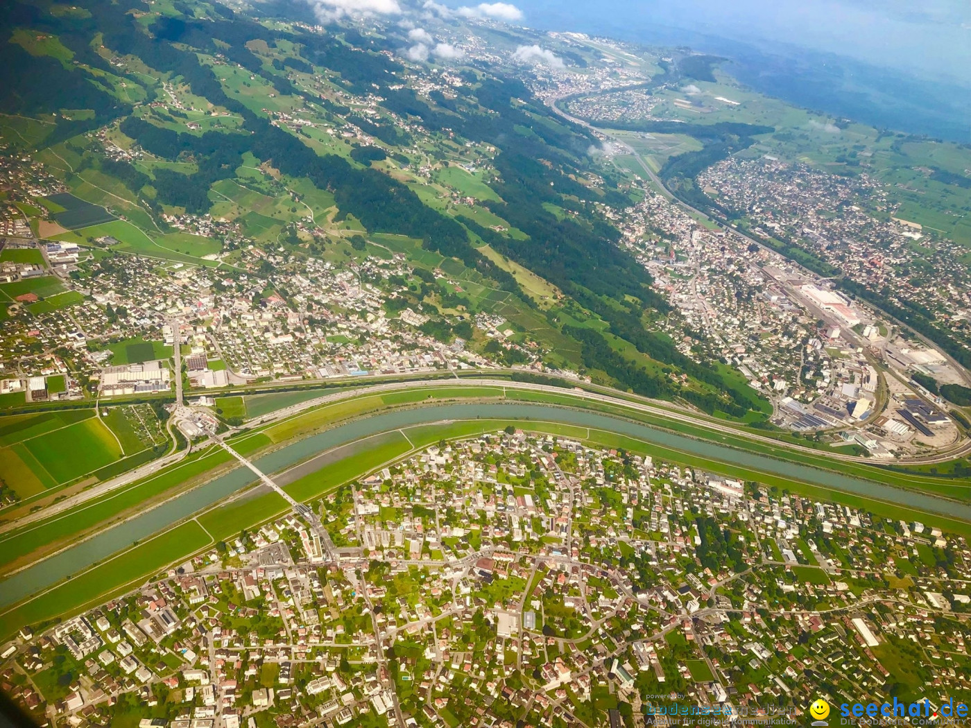 BODENSEE LUFTBILD: Bodensee aus der Luft, 06.08.2019