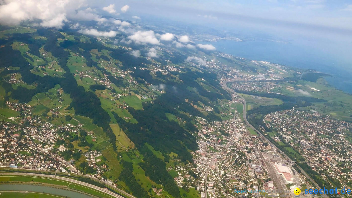 BODENSEE LUFTBILD: Bodensee aus der Luft, 06.08.2019