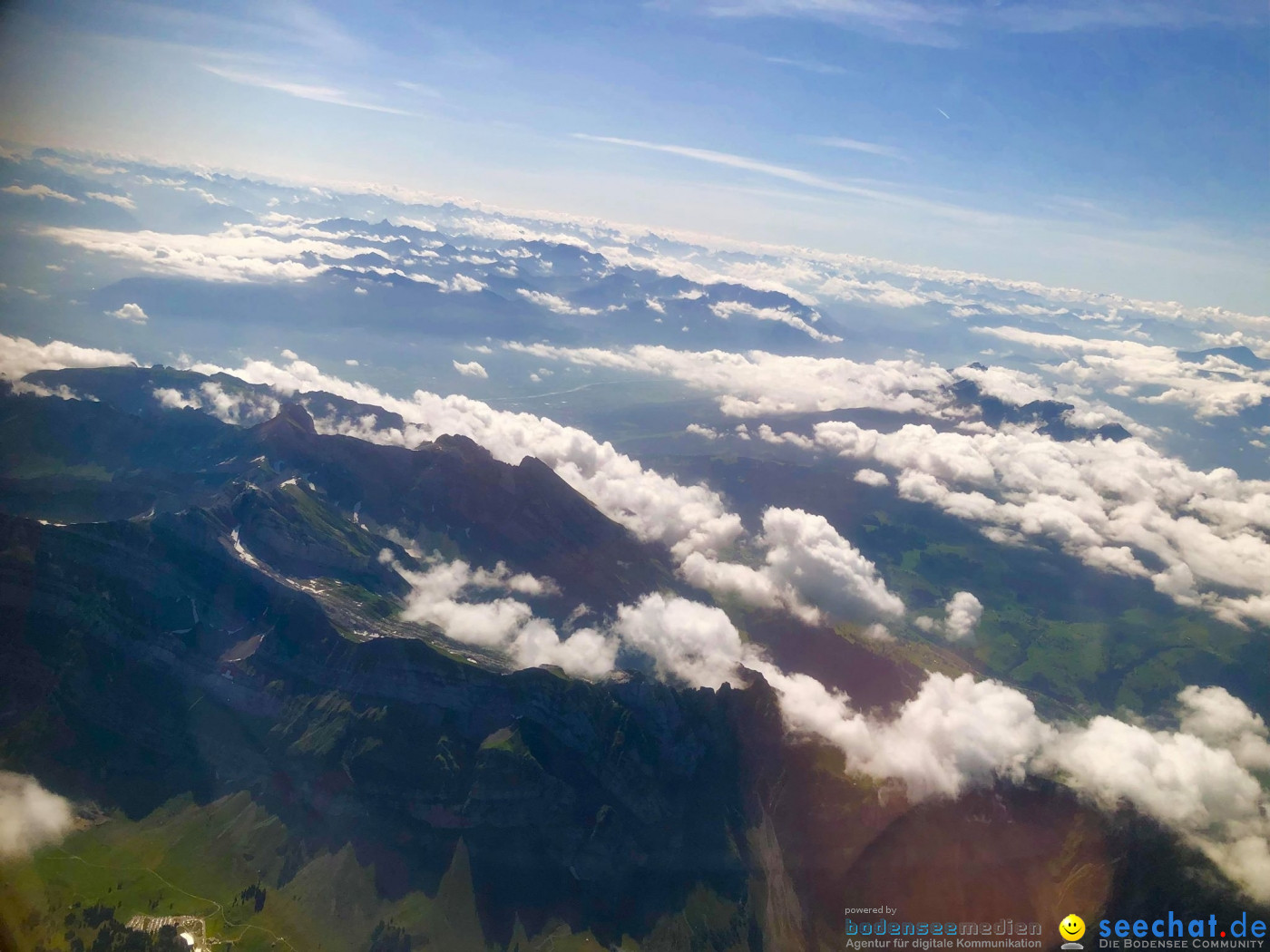 BODENSEE LUFTBILD: Bodensee aus der Luft, 06.08.2019