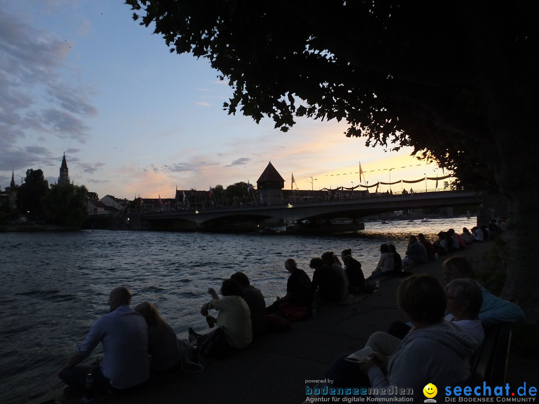 SEENACHTFEST mit Feuerwerk: Konstanz am Bodensee, 10.08.2019