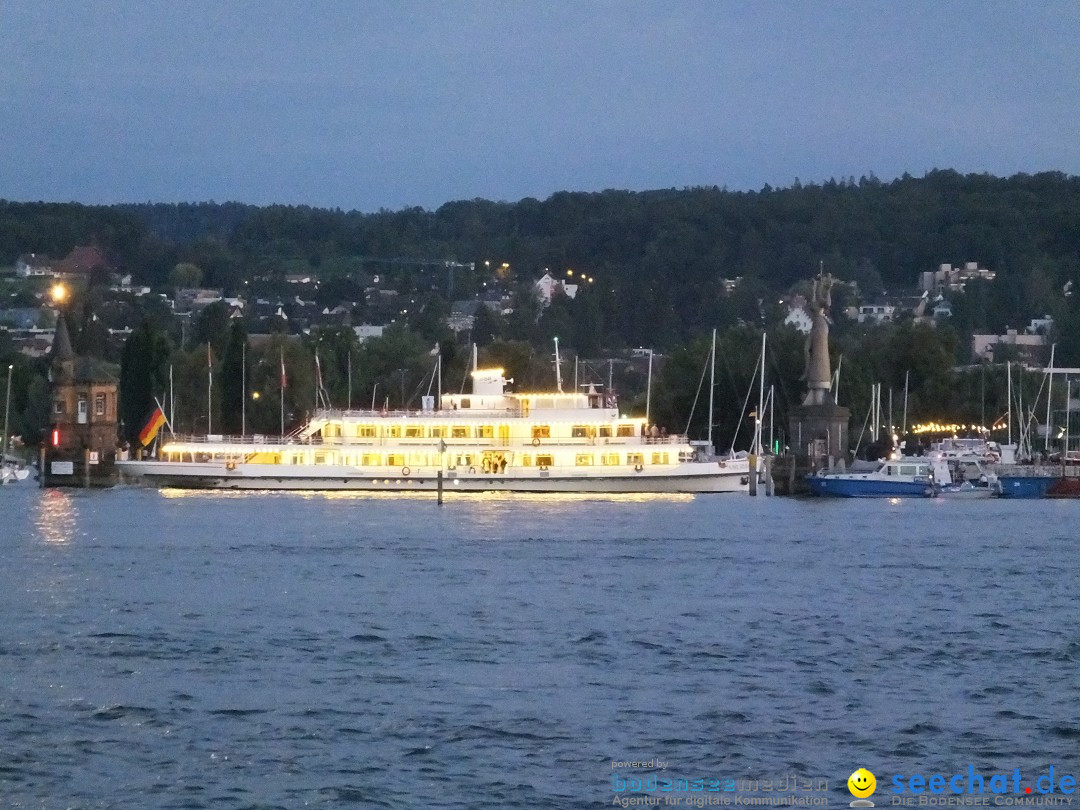 SEENACHTFEST mit Feuerwerk: Konstanz am Bodensee, 10.08.2019