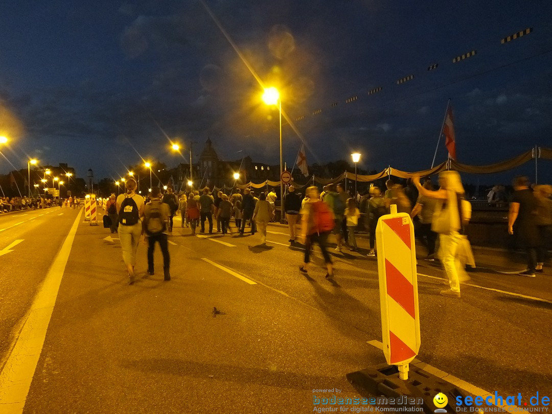 SEENACHTFEST mit Feuerwerk: Konstanz am Bodensee, 10.08.2019