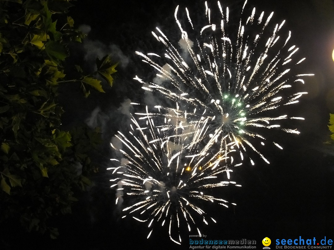 SEENACHTFEST mit Feuerwerk: Konstanz am Bodensee, 10.08.2019