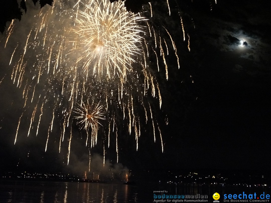 SEENACHTFEST mit Feuerwerk: Konstanz am Bodensee, 10.08.2019