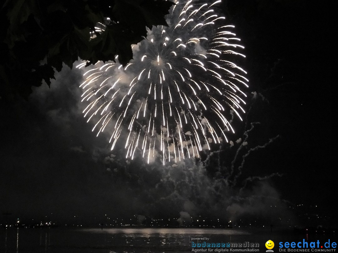 SEENACHTFEST mit Feuerwerk: Konstanz am Bodensee, 10.08.2019