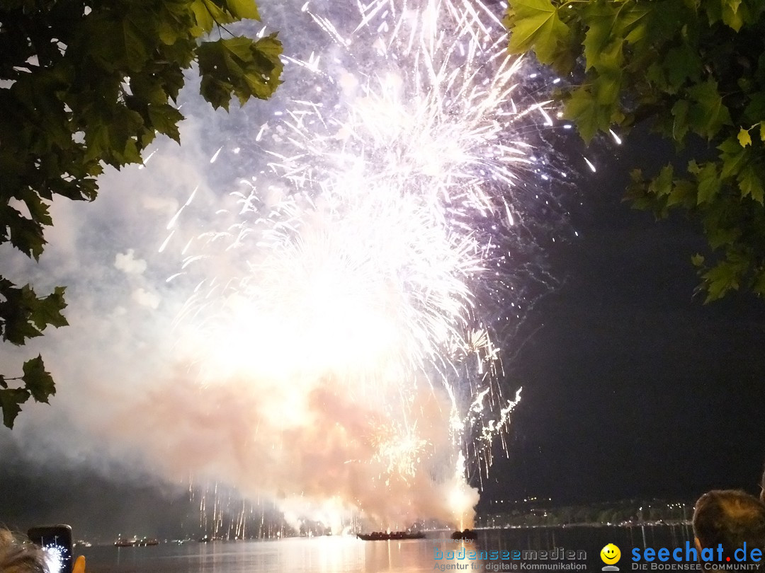 SEENACHTFEST mit Feuerwerk: Konstanz am Bodensee, 10.08.2019