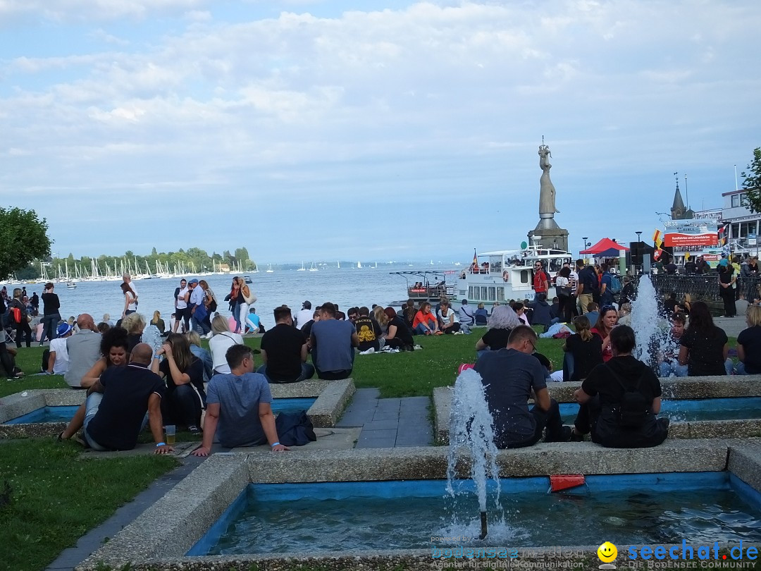 SEENACHTFEST mit Feuerwerk: Konstanz am Bodensee, 10.08.2019