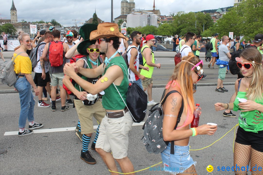 Streetparade 2019 - Colours Of Unity: Zuerich, 10.08.2019