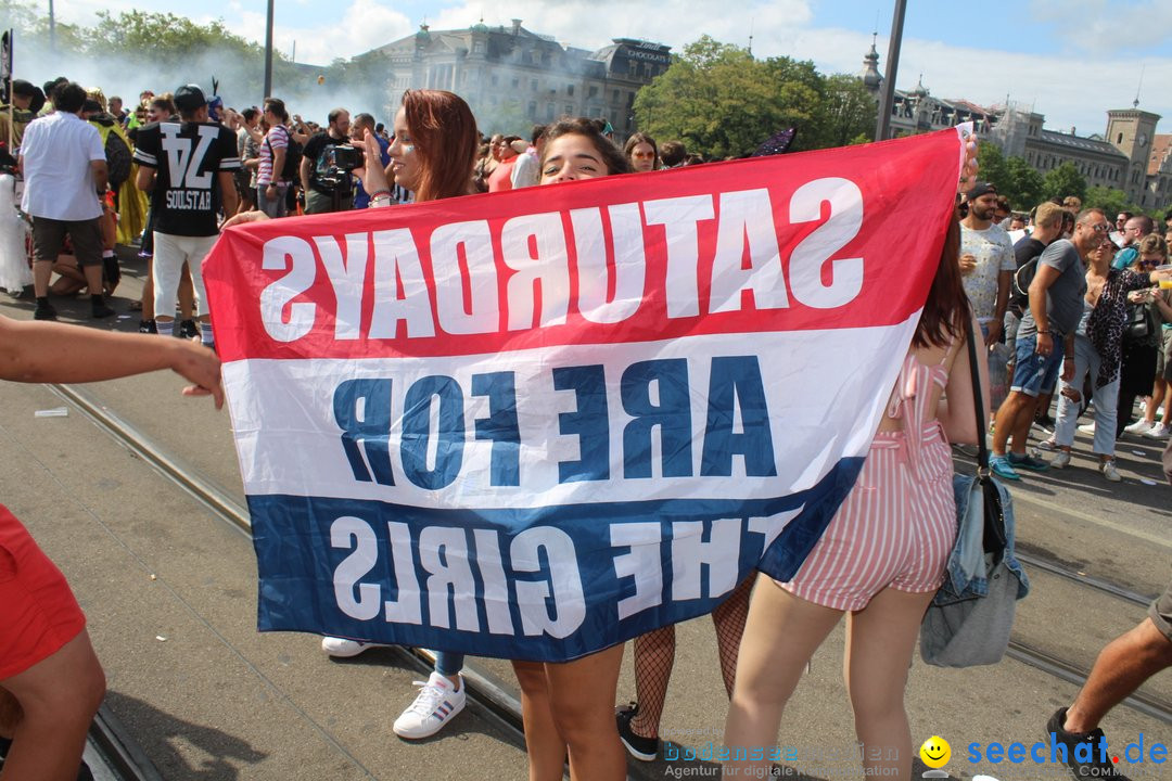 Streetparade 2019 - Colours Of Unity: Zuerich, 10.08.2019