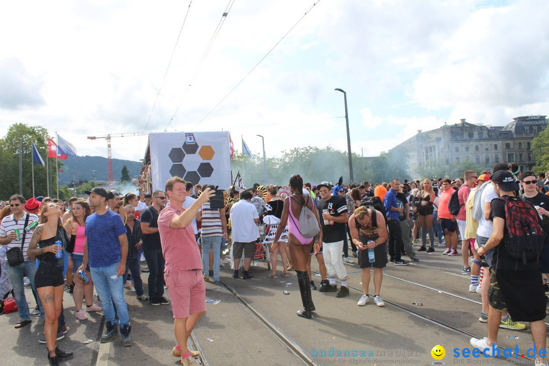 Streetparade 2019 - Colours Of Unity: Zuerich, 10.08.2019