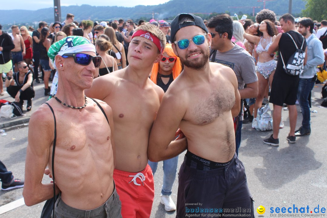 Streetparade 2019 - Colours Of Unity: Zuerich, 10.08.2019