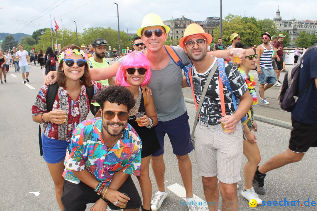 Streetparade 2019 - Colours Of Unity: Zuerich, 10.08.2019