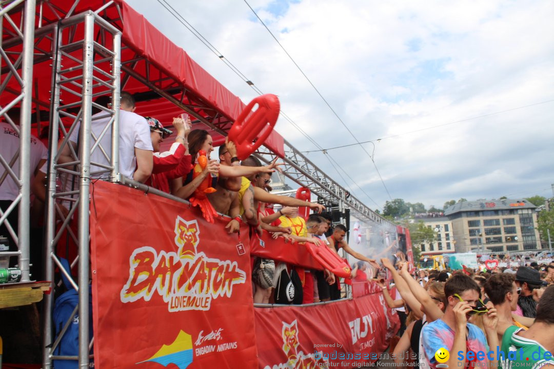 Streetparade 2019 - Colours Of Unity: Zuerich, 10.08.2019