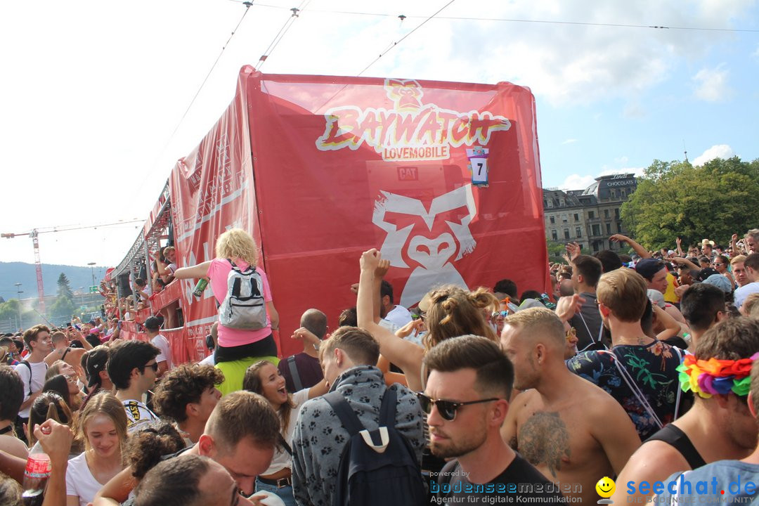 Streetparade 2019 - Colours Of Unity: Zuerich, 10.08.2019