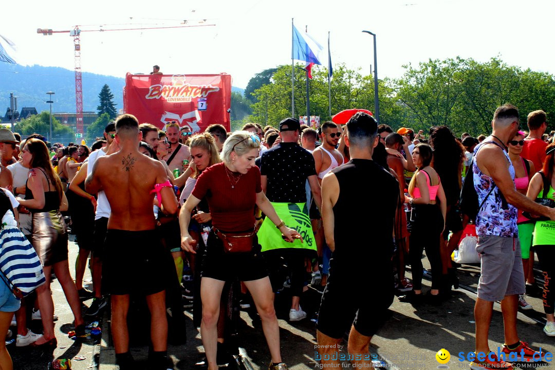 Streetparade 2019 - Colours Of Unity: Zuerich, 10.08.2019