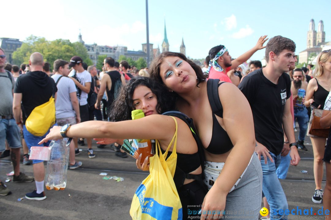 Streetparade 2019 - Colours Of Unity: Zuerich, 10.08.2019