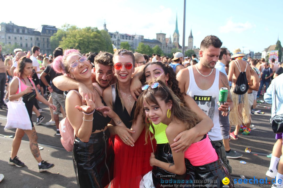 Streetparade 2019 - Colours Of Unity: Zuerich, 10.08.2019