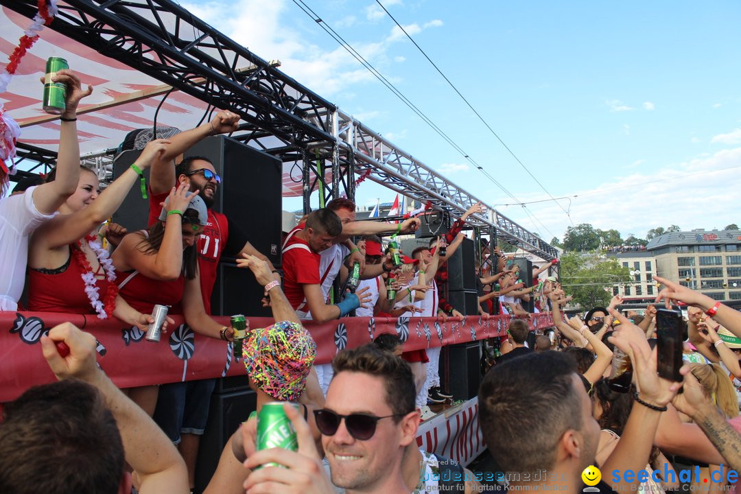 Streetparade 2019 - Colours Of Unity: Zuerich, 10.08.2019