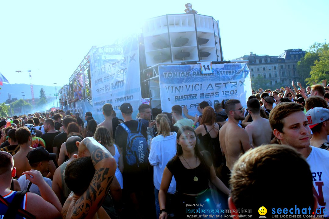 Streetparade 2019 - Colours Of Unity: Zuerich, 10.08.2019