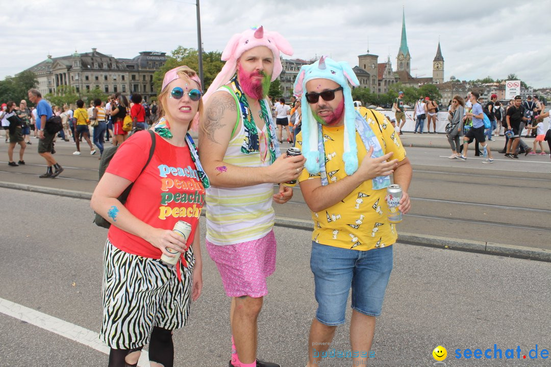 Streetparade 2019 - Colours Of Unity: Zuerich, 10.08.2019