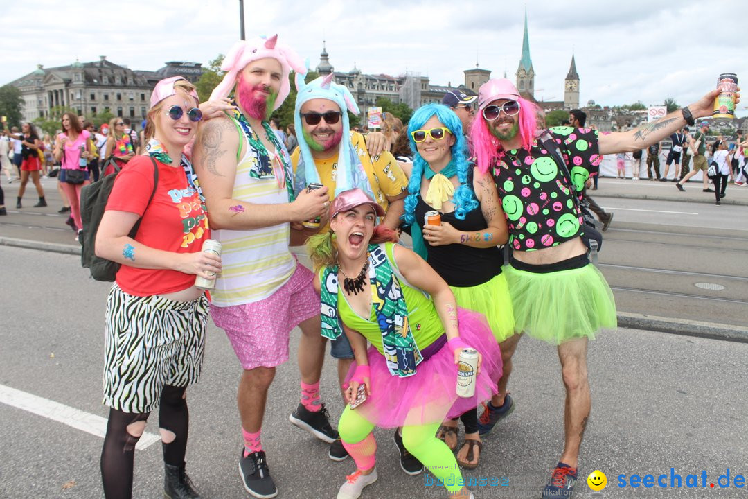 Streetparade 2019 - Colours Of Unity: Zuerich, 10.08.2019