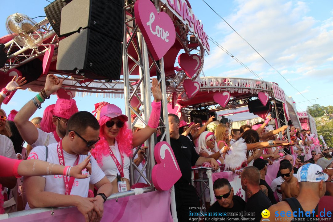 Streetparade 2019 - Colours Of Unity: Zuerich, 10.08.2019