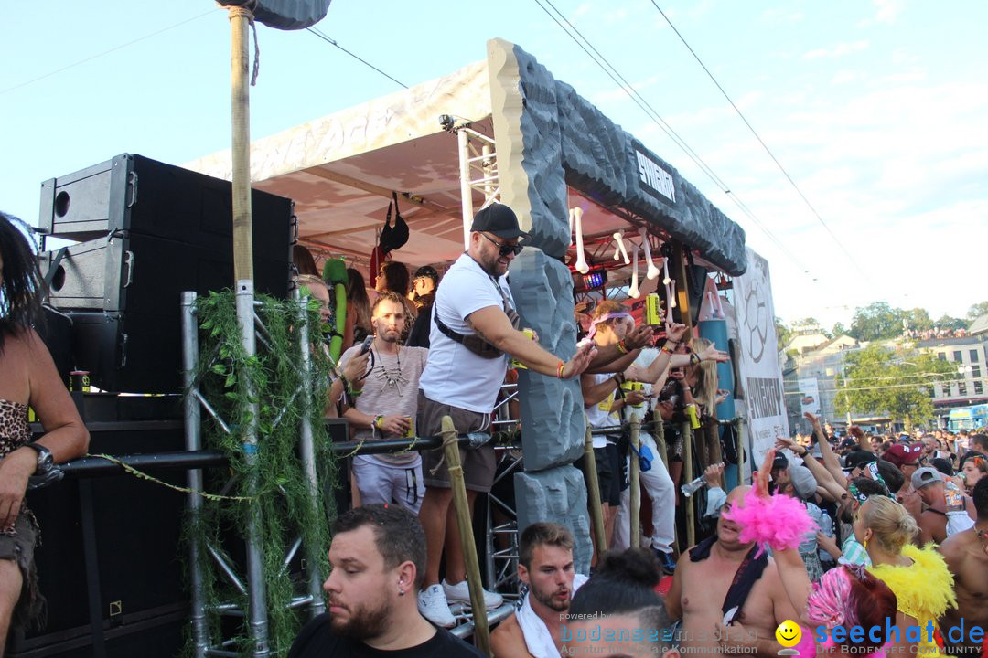 Streetparade 2019 - Colours Of Unity: Zuerich, 10.08.2019