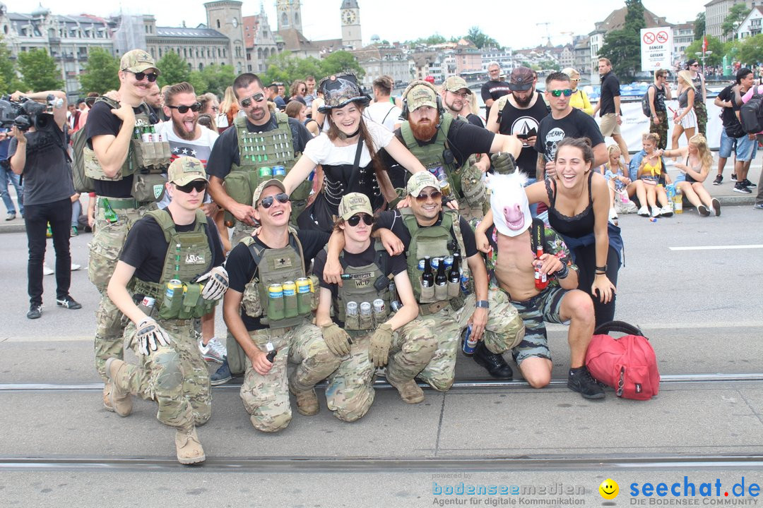 Streetparade 2019 - Colours Of Unity: Zuerich, 10.08.2019