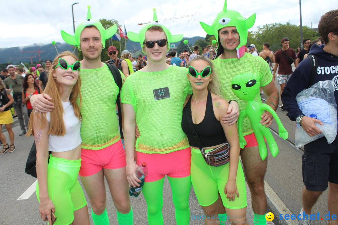 Streetparade 2019 - Colours Of Unity: Zuerich, 10.08.2019