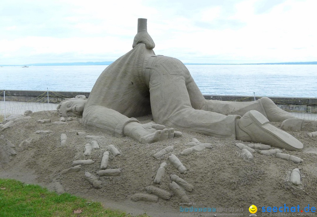 Sandskulpturenfestival: Rorschach am Bodensee, 18.08.2019