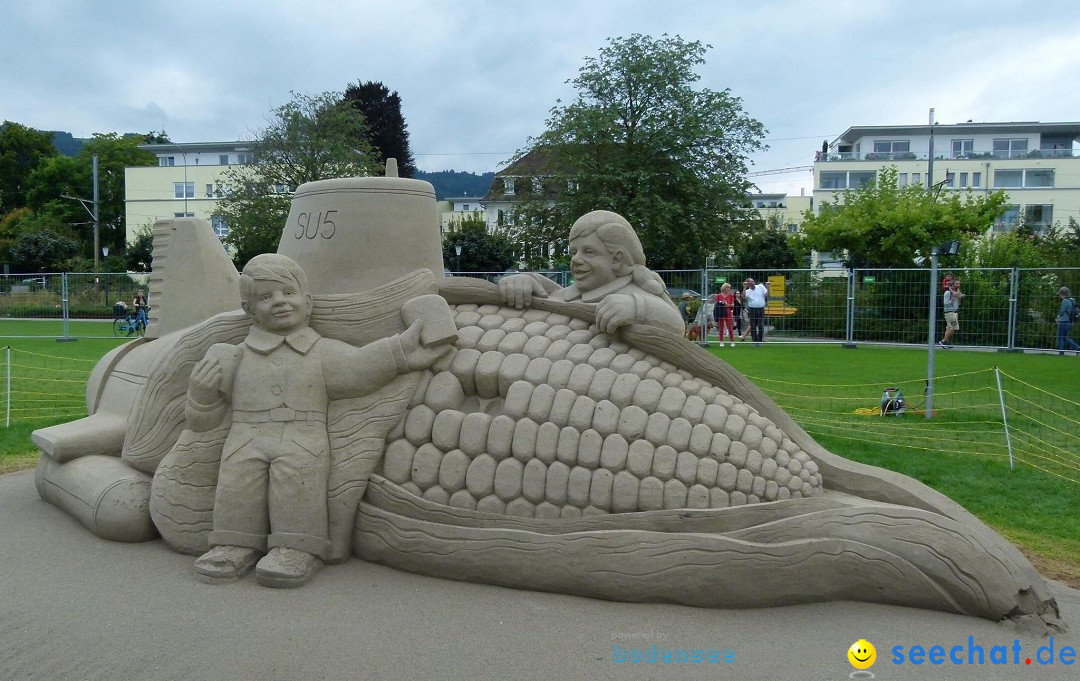 Sandskulpturenfestival: Rorschach am Bodensee, 18.08.2019