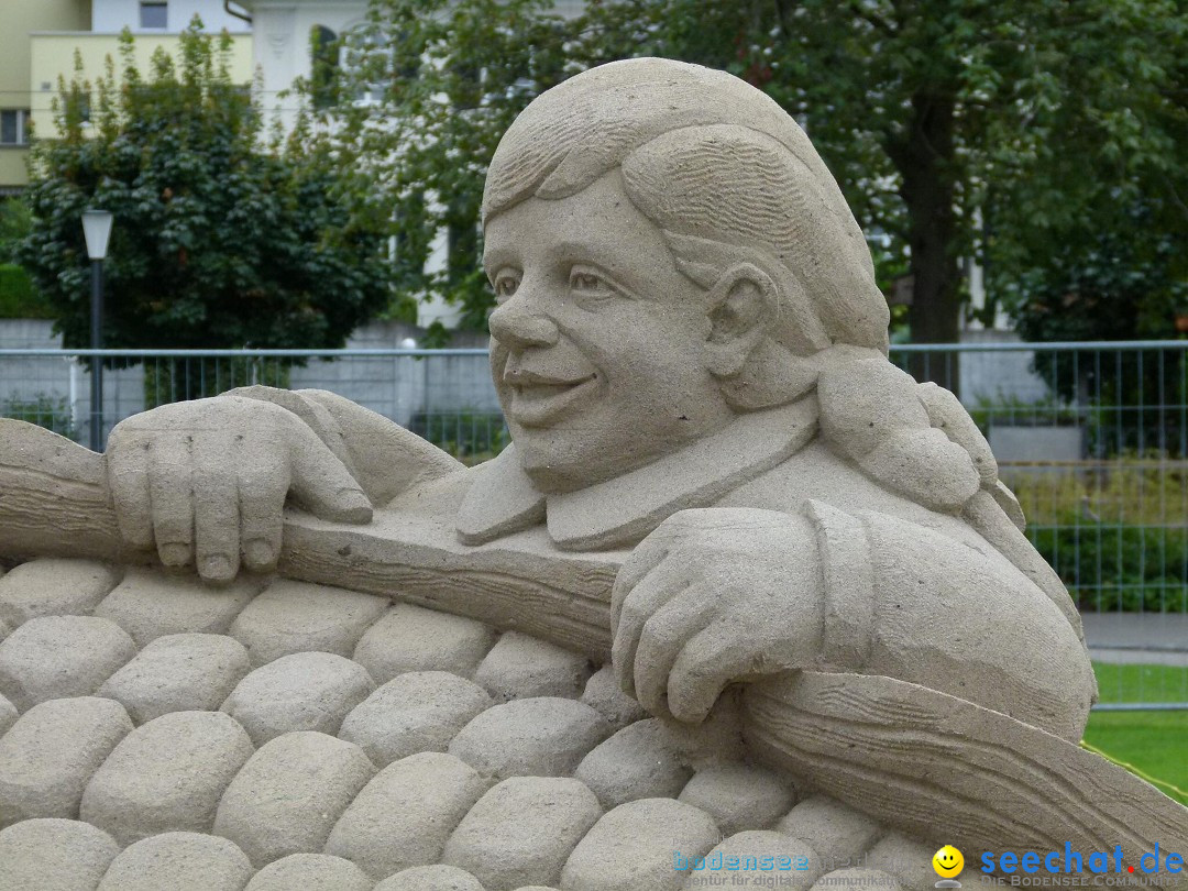 Sandskulpturenfestival: Rorschach am Bodensee, 18.08.2019