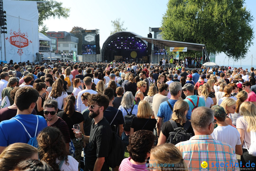 SummerDays Festival mit Stefanie Heinzmann und Mark Forster: Arbon, 24.08.2