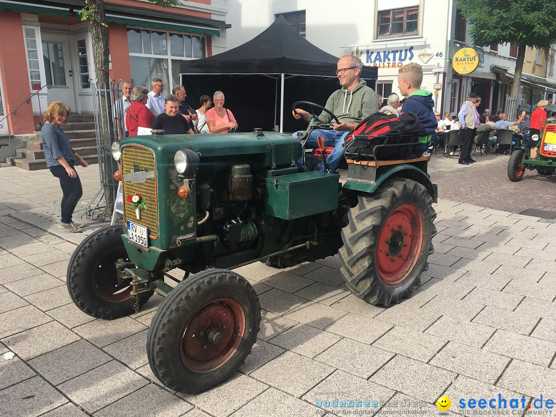 Stadtfest - Flohmarkt und HELA Treffen: Aulendorf, 22.09.2019