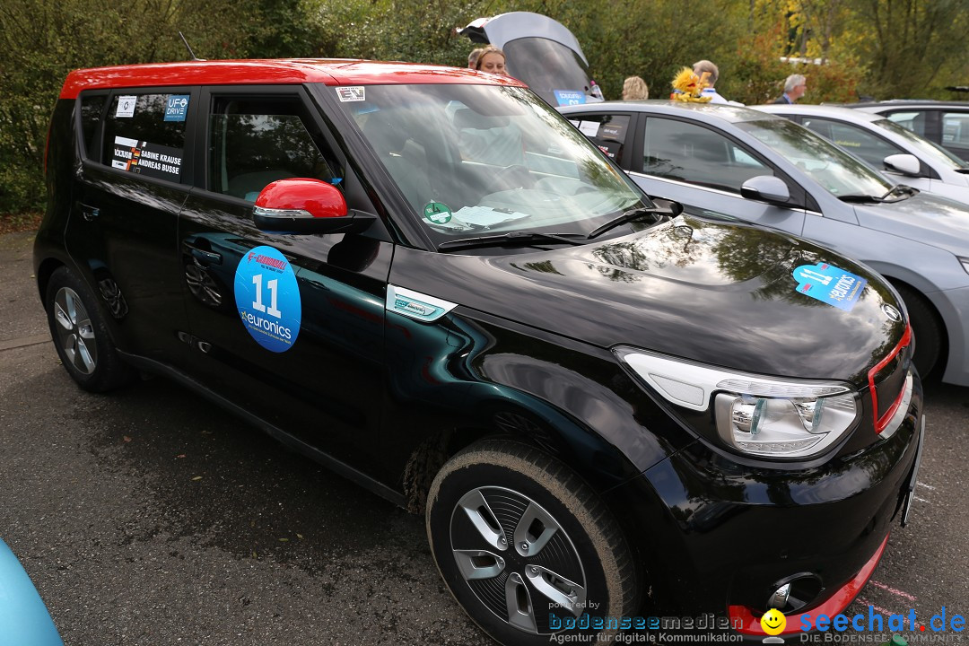 E-CANNONBALL: Die voll-elektrische Vergleichsfahrt: Mainau, 27.09.2019