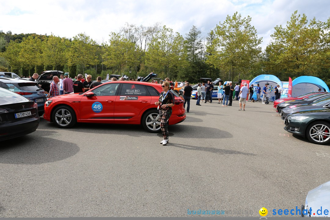 E-CANNONBALL: Die voll-elektrische Vergleichsfahrt: Mainau, 27.09.2019