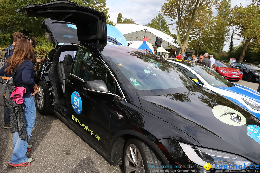 E-CANNONBALL: Die voll-elektrische Vergleichsfahrt: Mainau, 27.09.2019