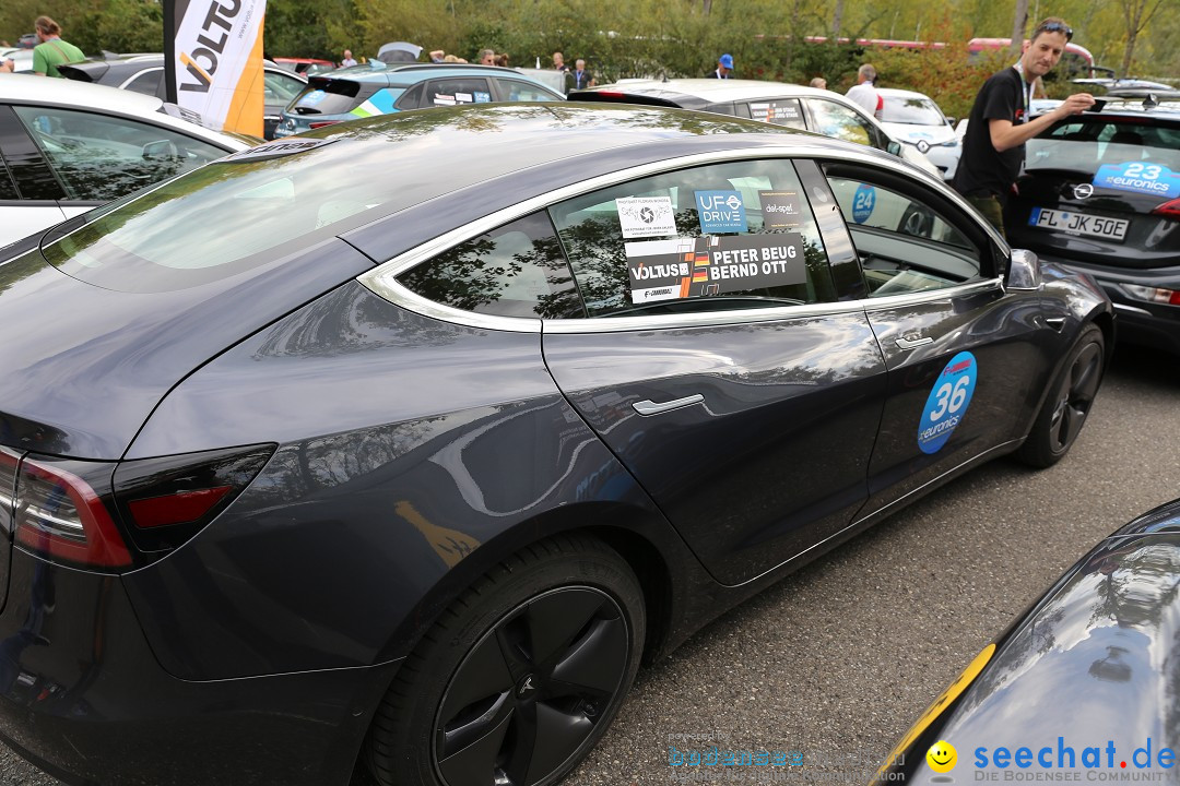 E-CANNONBALL: Die voll-elektrische Vergleichsfahrt: Mainau, 27.09.2019