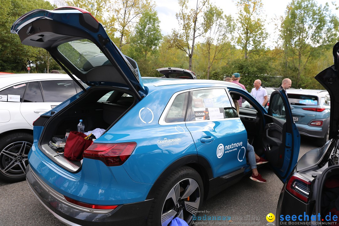 E-CANNONBALL: Die voll-elektrische Vergleichsfahrt: Mainau, 27.09.2019