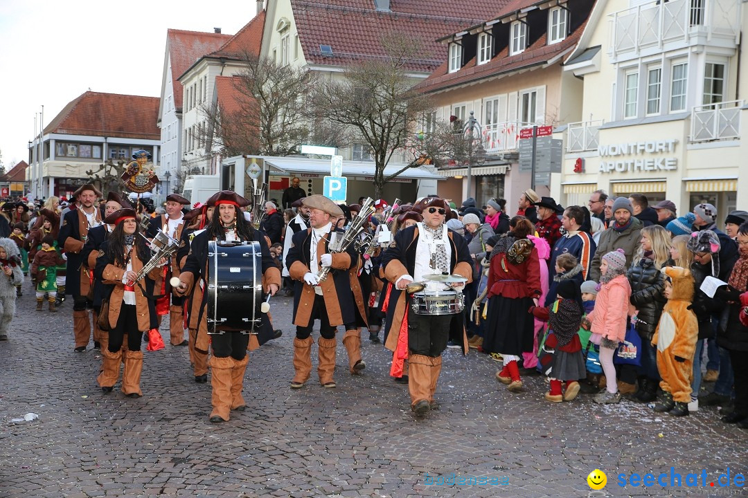 Grosser Narrensprung: Langenargen am Bodensee, 19.01.2020