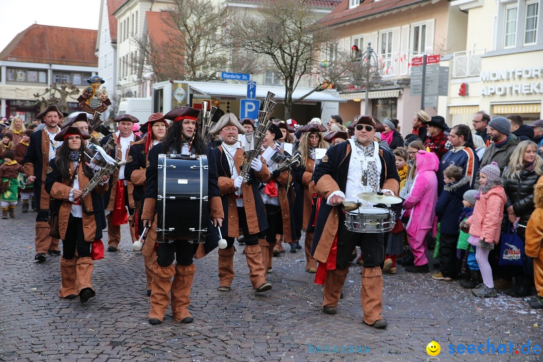 Grosser Narrensprung: Langenargen am Bodensee, 19.01.2020