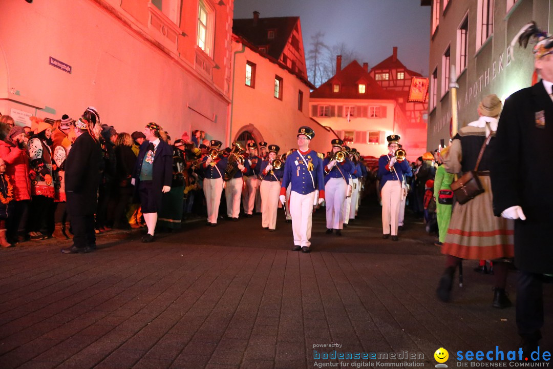 Narrentag des Viererbundes 2020: Nachtumzug in Ueberlingen, 25.01.2020