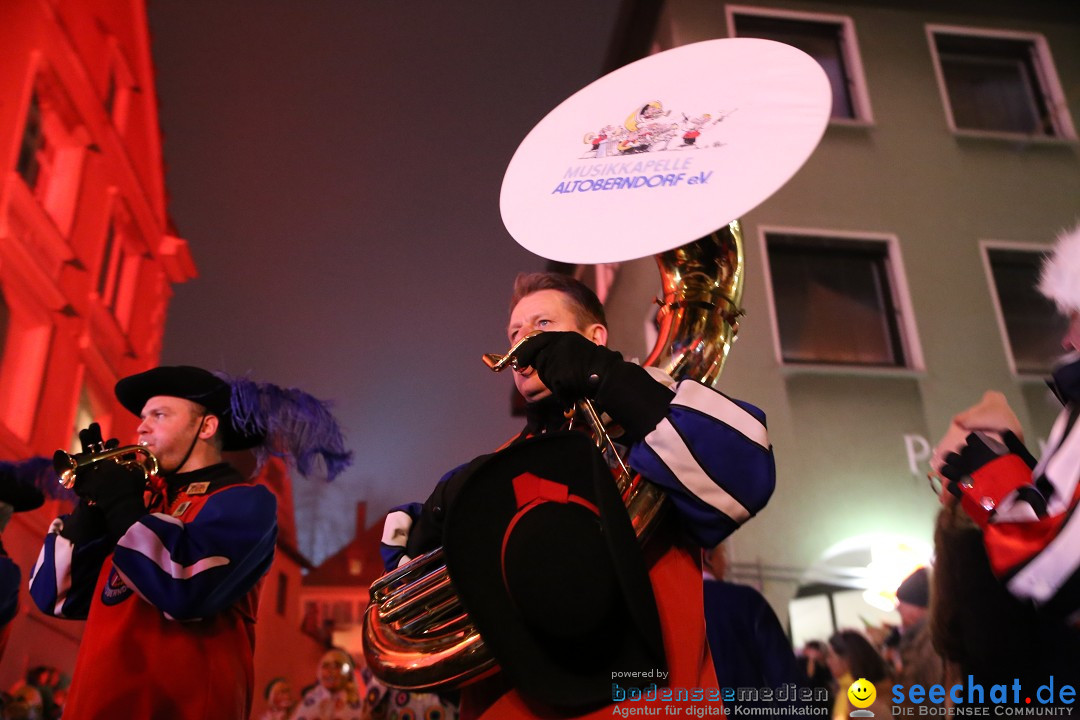 Narrentag des Viererbundes 2020: Nachtumzug in Ueberlingen, 25.01.2020