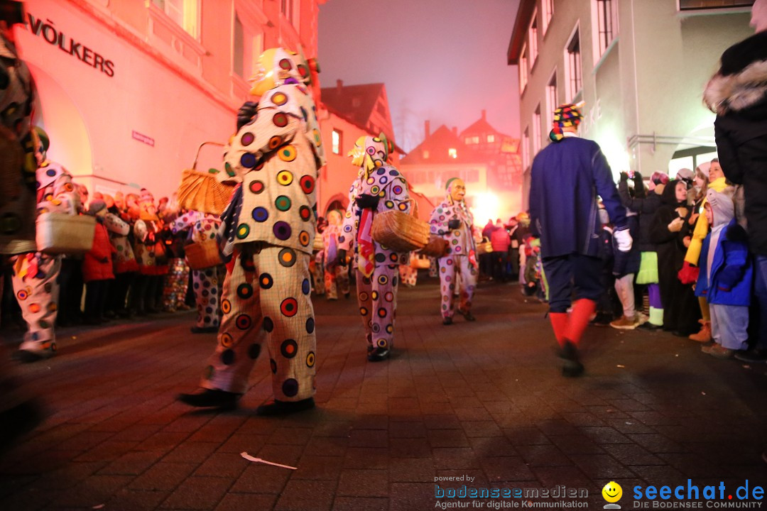 Narrentag des Viererbundes 2020: Nachtumzug in Ueberlingen, 25.01.2020