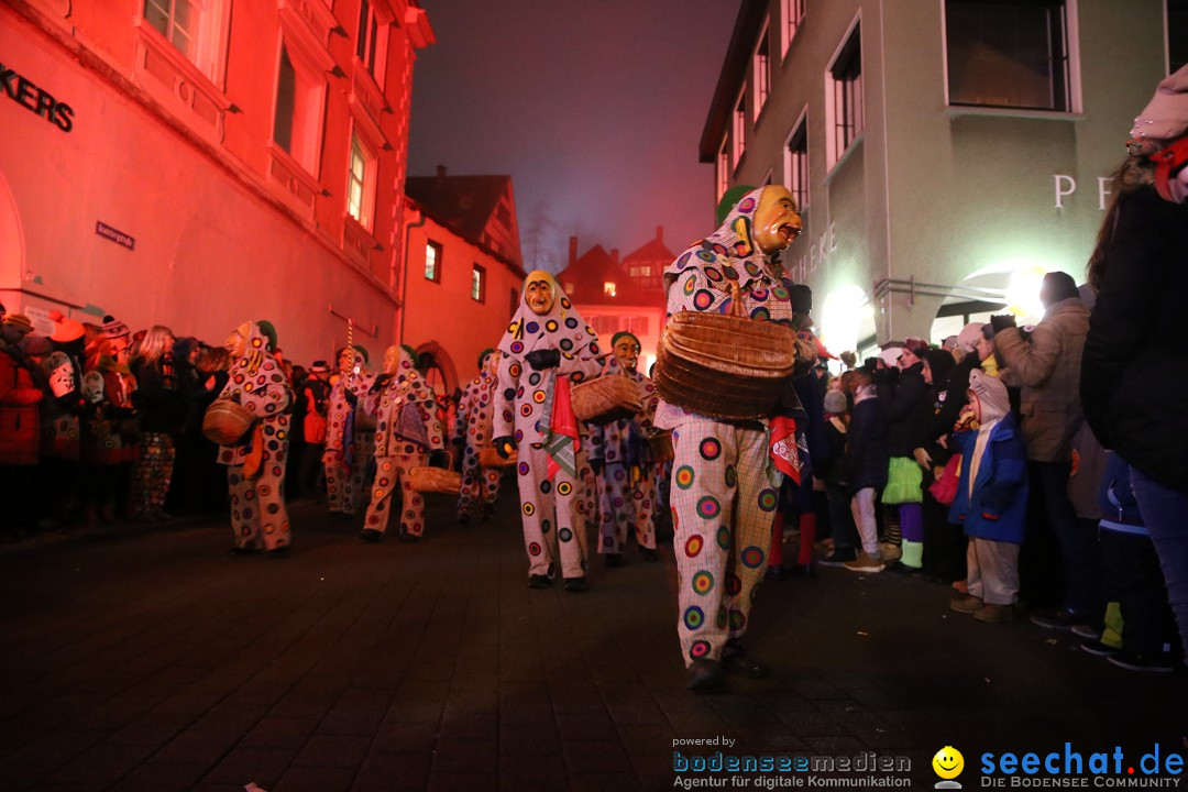 Narrentag des Viererbundes 2020: Nachtumzug in Ueberlingen, 25.01.2020