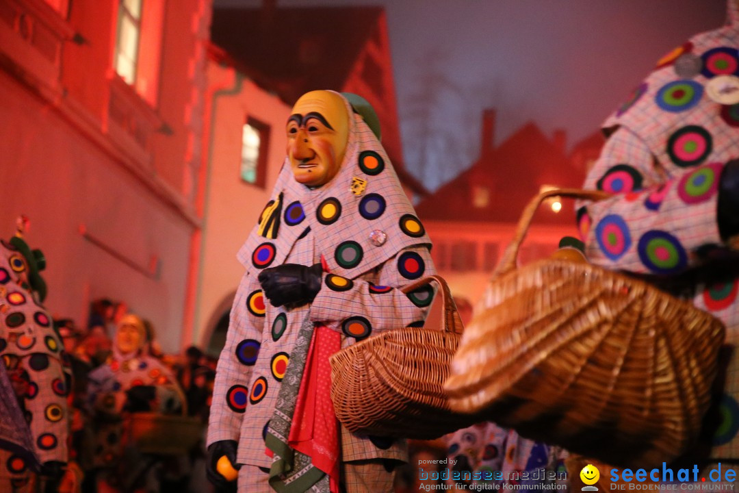 Narrentag des Viererbundes 2020: Nachtumzug in Ueberlingen, 25.01.2020